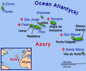 azory mapa
