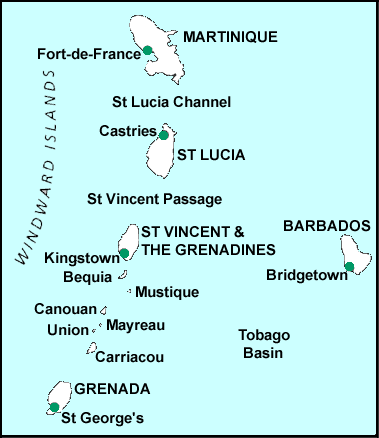 karaiby mapa 2009