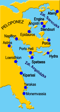 mapa saronska