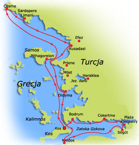 relacje 2010 turcja mapa
