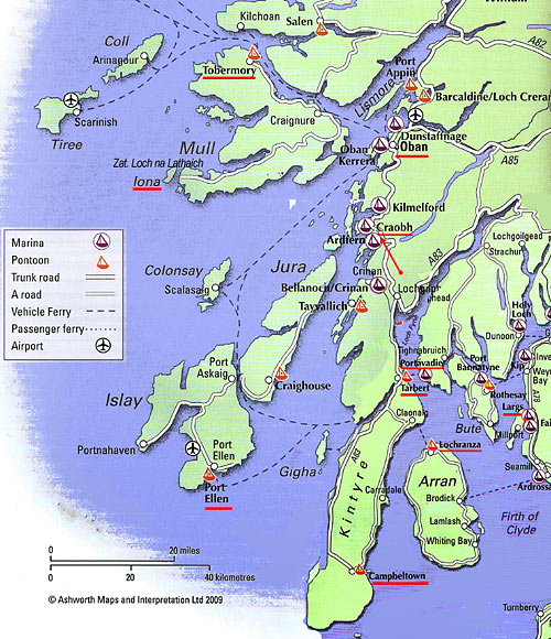 szkocja mapa 2011